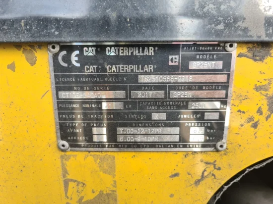 LPG forklift CATERPILLAR