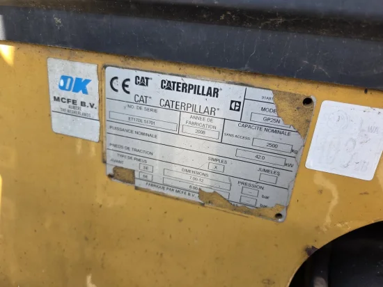LPG forklift CATERPILLAR
