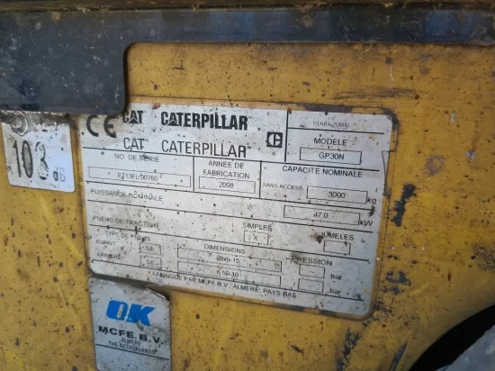 LPG forklift CATERPILLAR