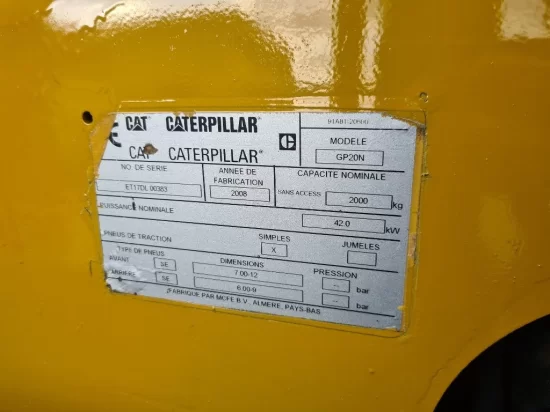 LPG forklift CATERPILLAR