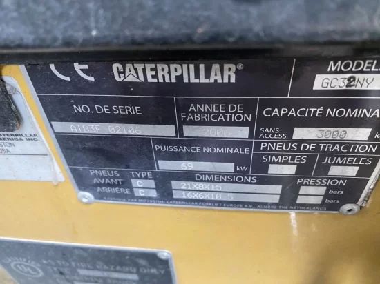 LPG forklift CATERPILLAR