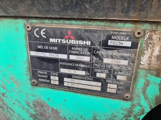 LPG forklift MITSUBISHI