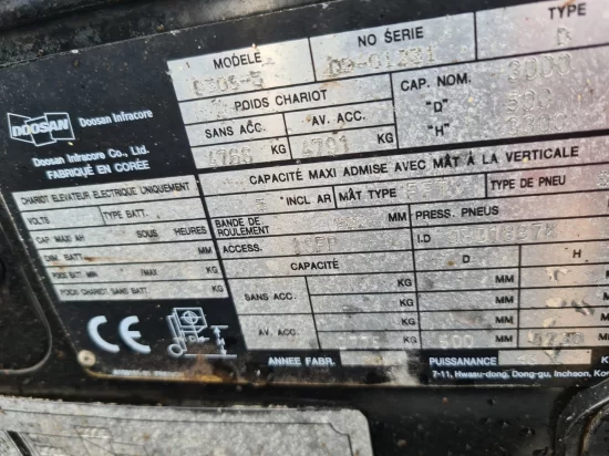 diesel forklift DOOSAN