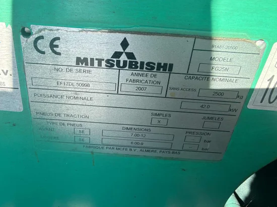 LPG forklift MITSUBISHI