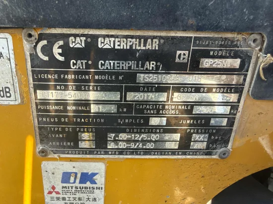 LPG forklift CATERPILLAR