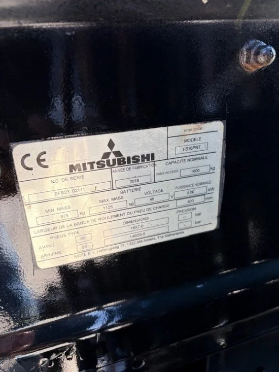 electric forklift MITSUBISHI