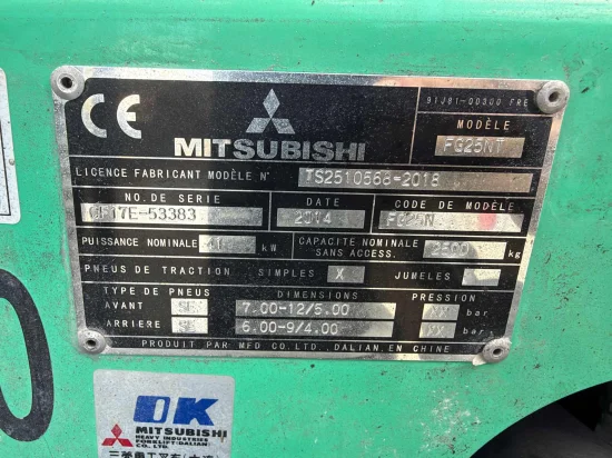 LPG forklift MITSUBISHI