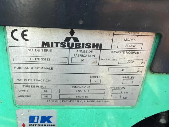 LPG forklift MITSUBISHI