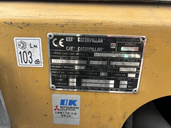 LPG forklift CATERPILLAR