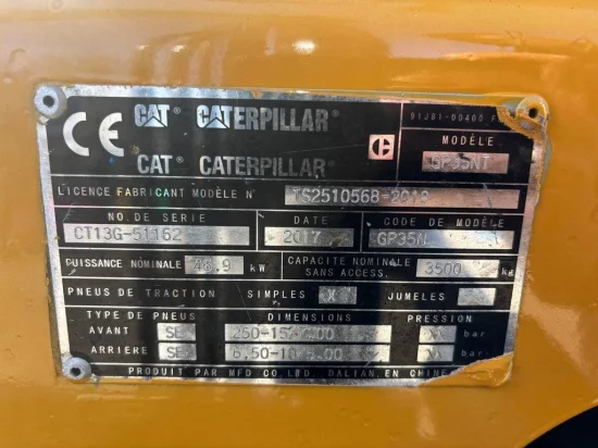 LPG forklift CATERPILLAR