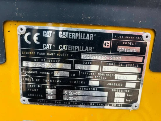 LPG forklift CATERPILLAR