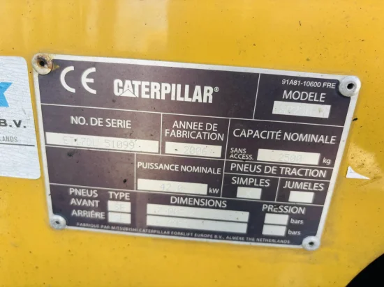 LPG forklift CATERPILLAR