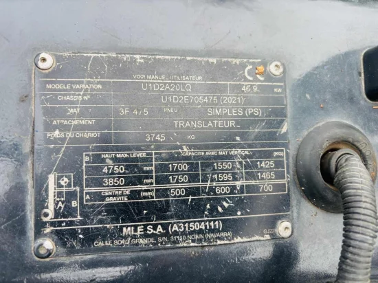 LPG forklift NISSAN/UNICARRIERS