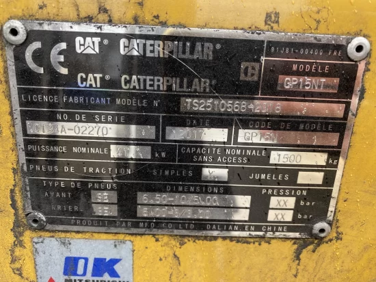 LPG forklift CATERPILLAR