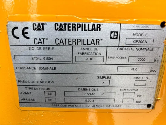 LPG forklift CATERPILLAR