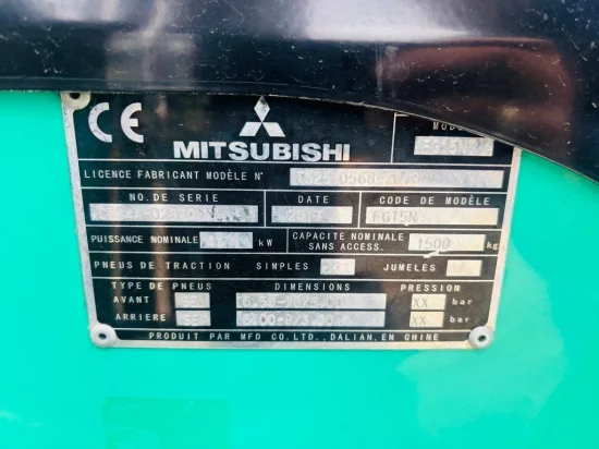 LPG forklift MITSUBISHI
