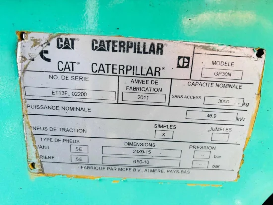 LPG forklift CATERPILLAR