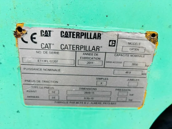 LPG forklift CATERPILLAR
