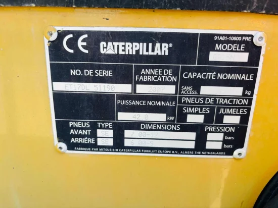 LPG forklift CATERPILLAR