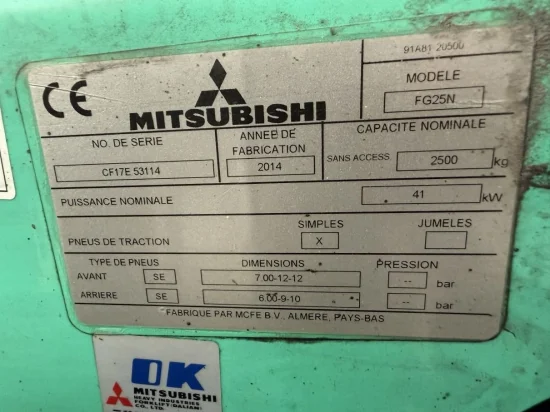 LPG forklift MITSUBISHI