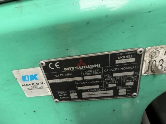 LPG forklift MITSUBISHI